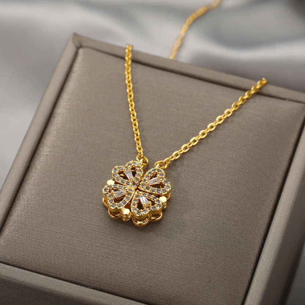 Lucky Four Leaf Clover Jewelry Set for Women