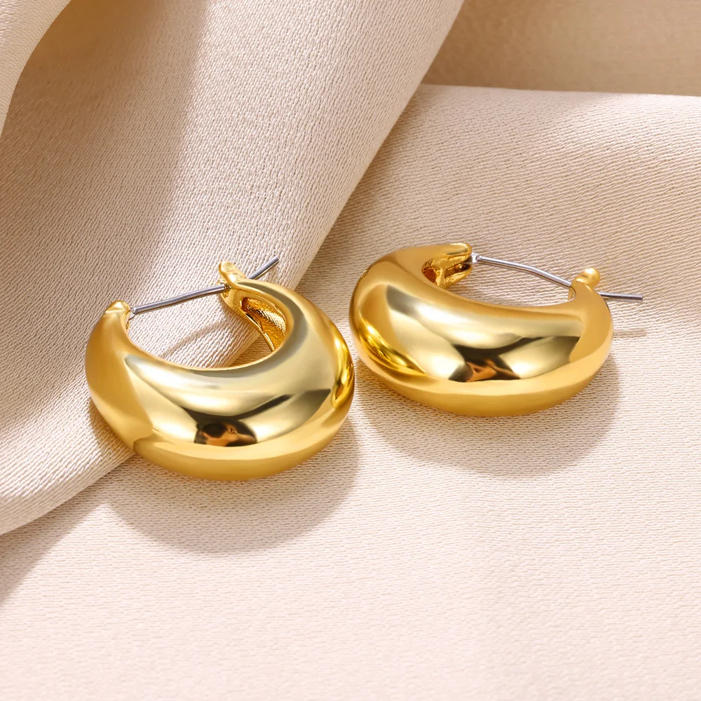 Gold Water Drop Earrings - Fashion Jewelry