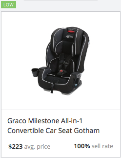 Success rate for Graco Convertible Car Seat